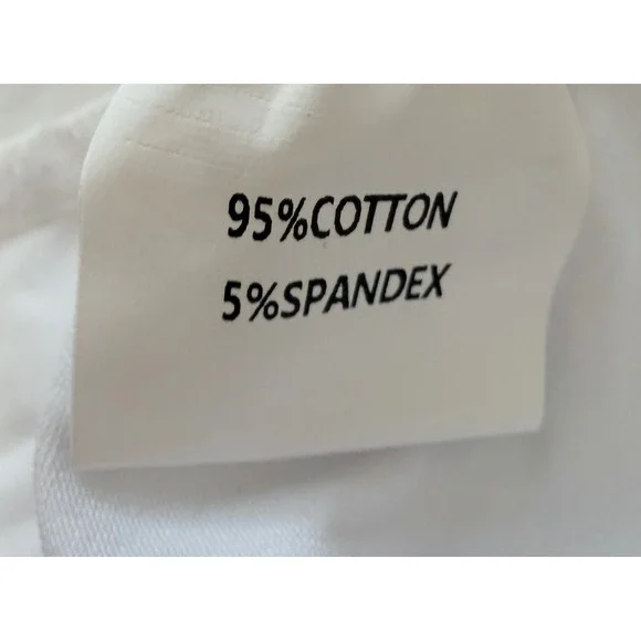 NEW White Tie Front Cutout Button Down Midi Sun Dress Size XL Summer Boho - Picture 8 of 8